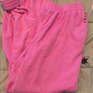Vs pink joggers large
